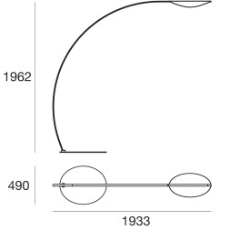 Торшер Linea Light Diphy 8165