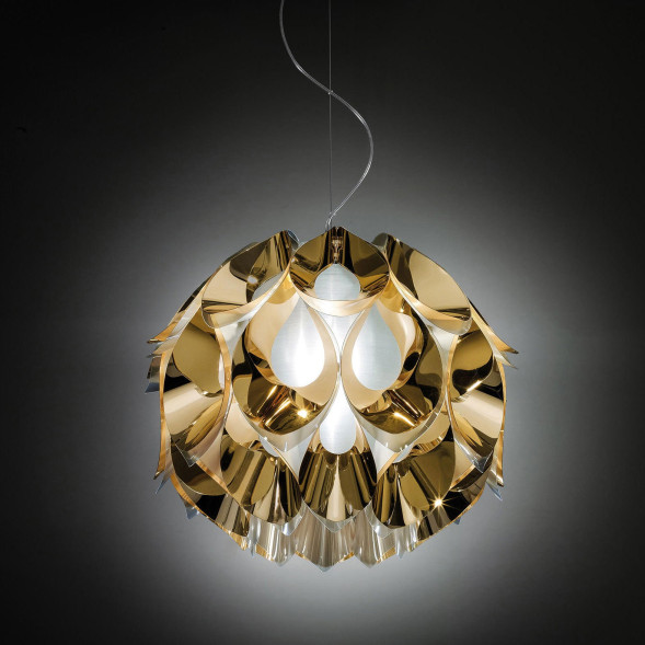 Подвесной светильник Slamp Flora SUSPENSION S GOLD FLO85SOS0001O_000