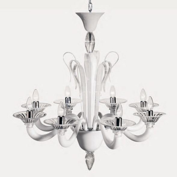 Люстра De Majo 7088 K8 070880K40 white