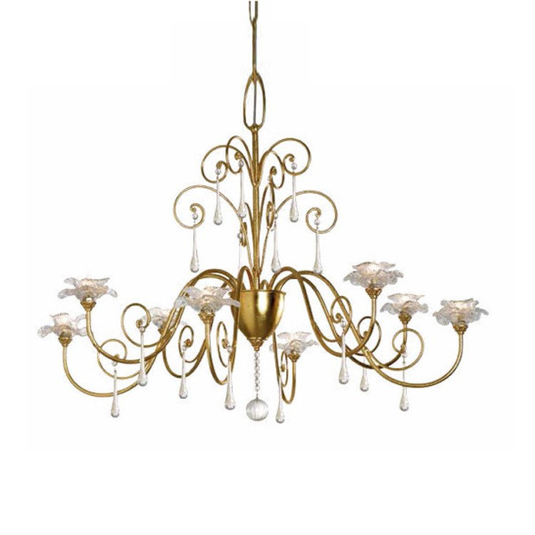 Люстра Lucienne Monique Roses 7525/8 Argento