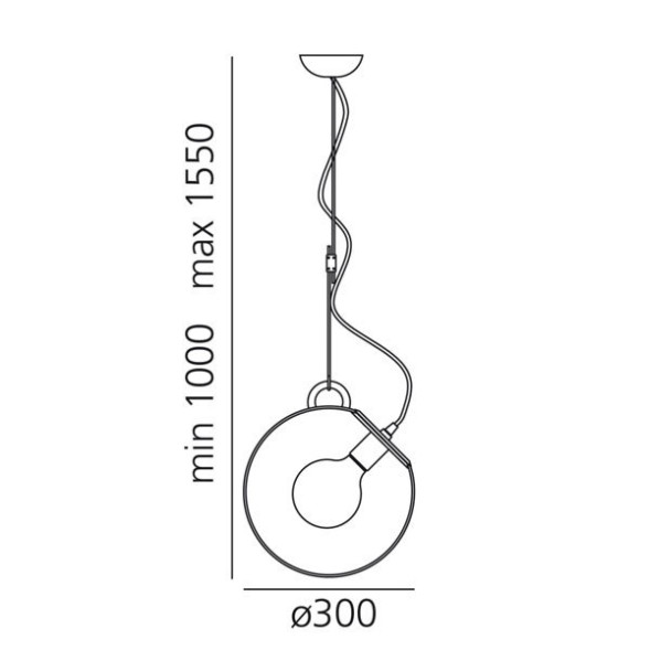 Подвесной светильник Artemide Miconos A031010