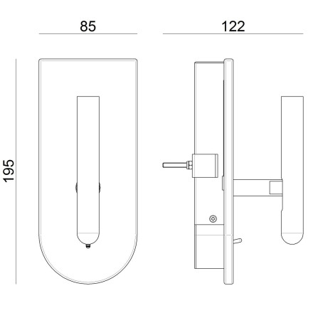 Бра Linea Light 1Night 8636
