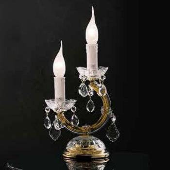 Настольная лампа Beby Group Novecento 630/2L Light gold HALF CUT