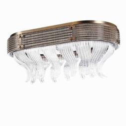 Потолочный светильник Beby Group Milano Deco 8030Q02 Bronzed Transparent Glass