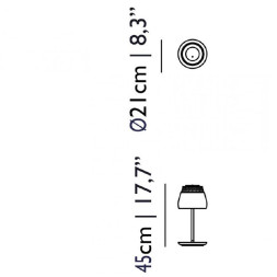 Настольная лампа MOOOI Valentine Table MOLVATA---W