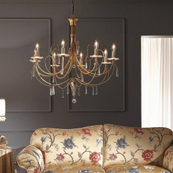 Люстра Masca Iride 1698/8 Oro