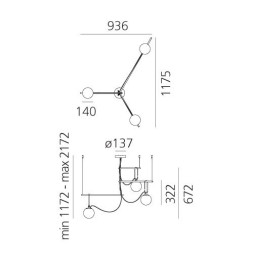 Подвесной светильник Artemide nh 1276010A