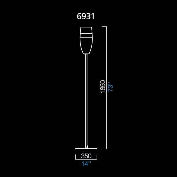 Торшер Barovier&amp;Toso Aurum 6931