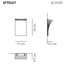 Бра Axo Light Polia AP POLIA P BC APPOLIAPBCXXR7S