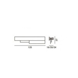Настенный светильник Foscarini Fields 1740052 63