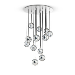 Подвесной светильник Renzo Del Ventisette Ohlala L14555/12 DEC. cromo SFERE CROMO
