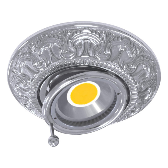 Встраиваемый спот (точечный светильник) FEDE Lighting Cordoba Silver Tilt FD1038RCB