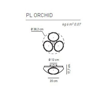 Потолочный светильник Axo Light Orchid PL ORCHID BC XX LED