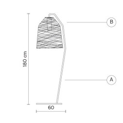 Садово-парковый фонарь Karman Black out HP101 2T EXT
