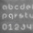 Настенный светильник Artemide Alphabet 1212q00A + supp
