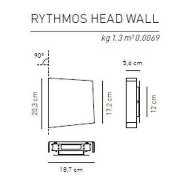 Настенный светильник Axo Light Rythmos E 1 112 8 07 1 4