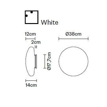 Настенно-потолочный светильник Fabbian Lumi F07 G55 01