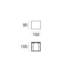 Настенный светильник Linea Light Dual 64599W90
