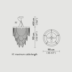 Подвесной светильник Slamp Ceremony L FUME CER79SOS0006F_000