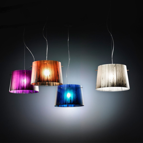 Подвесной светильник Slamp Woody SUSPENSION BLUE WOO77SOS0000B_000