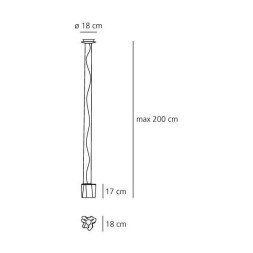 Потолочный светильник Artemide Logico soffitto micro singola 0644020A