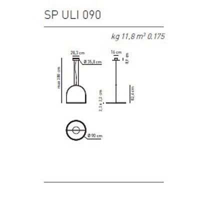 Подвесной светильник Axo Light U-Light SP ULI 090 LED RU XX