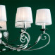Люстра MM Lampadari Pavone 6920/8 Ovale V2556 With White Organza