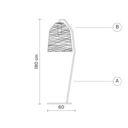 Садово-парковый фонарь Karman Black out HP101 2B EXT