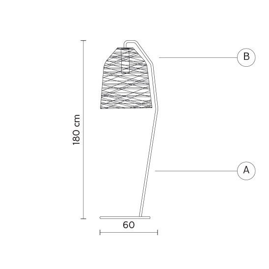 Садово-парковый фонарь Karman Black out HP101 2B EXT