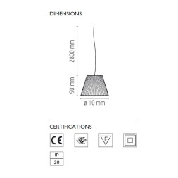 Подвесной светильник Flos Romeo Babe S F6124000