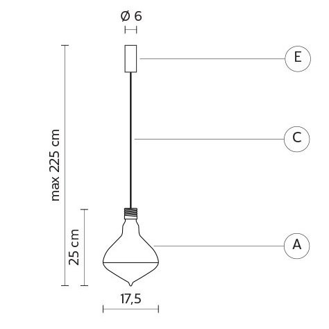 Подвесной светильник Karman Makeup SE123 2F INT