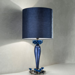 Настольная лампа Euroluce Bora LG1 Nichel Blue