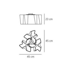 Потолочный светильник Artemide Logico soffitto mini 3x120 0693020A