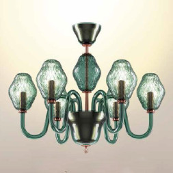 Потолочная люстра Beby Group Peonia 7701B03 Emerald