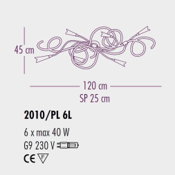 Потолочная люстра Bellart Chic 2010/PL6L 08