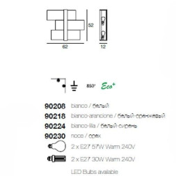 Настенно-потолочный светильник Linea Light Triad 90224