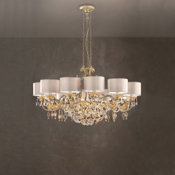 Люстра Masiero Rosemery 12 /V13/ SAT/17/ECRU