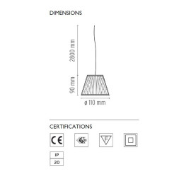Подвесной светильник Flos Romeo Babe Soft S F6124007