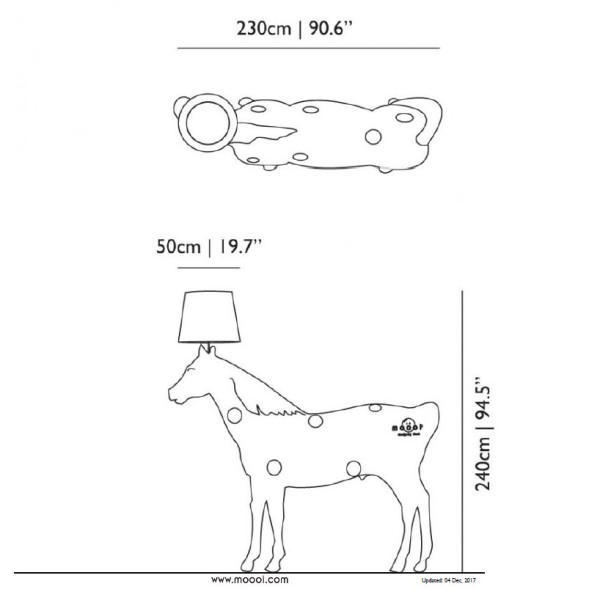 Напольный светильник MOOOI Horse Lamp MO-PALI310002B + MO-PALI310001
