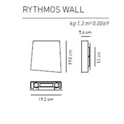Настенный светильник Axo Light Rythmos E 1 111 8 07 1 4
