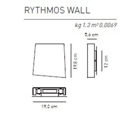 Настенный светильник Axo Light Rythmos E 1 111 8 07 1 4