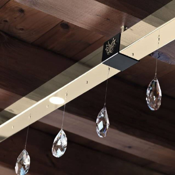 Потолочный светильник Beby Group Modular Chic 0680B01 Light gold CUT CRYSTAL