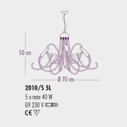 Люстра Bellart Chic 2010/S5L 19