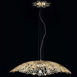 Подвесной светильник IDL Crystal marine 491/6 gold RED SW