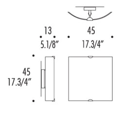 Бра Leucos SELIS PP45 T 0003766