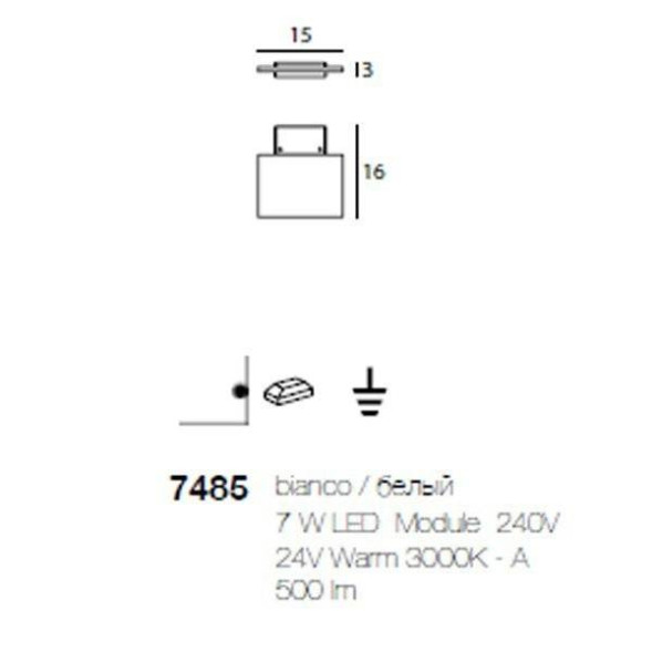 Настенный светильник Linea Light Dublight 7485
