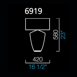 Настольная лампа Barovier&amp;Toso Ikebana 6919/BS/QN