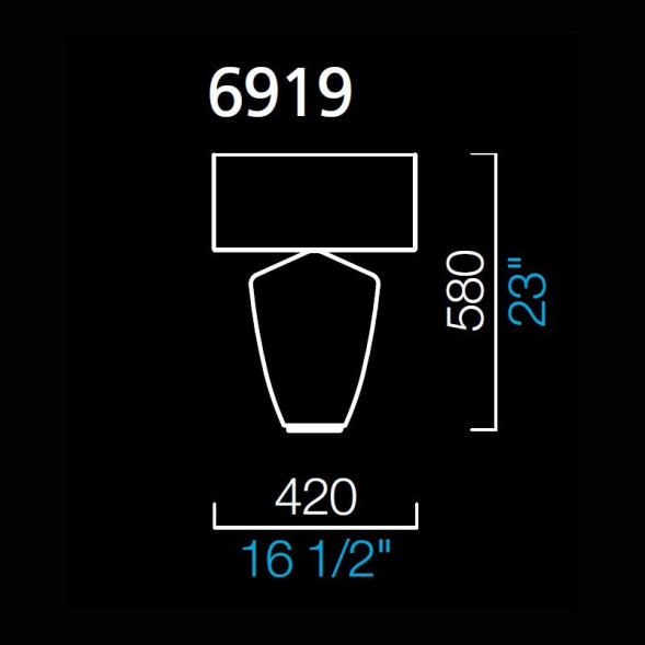 Настольная лампа Barovier&amp;Toso Ikebana 6919/BS/QN