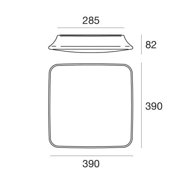 Потолочный светильник Linea Light MyWhite 7808NE