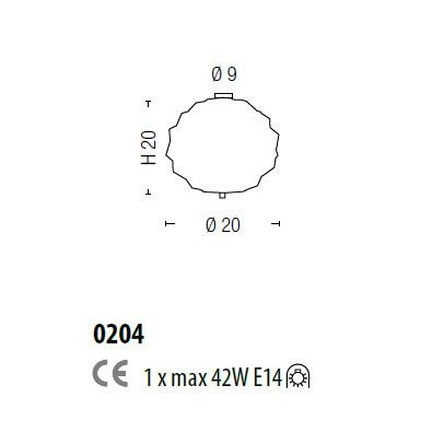 Потолочный светильник Sylcom Emisphera 0204 TOP